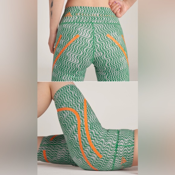 NWT Adidas by Stella McCartney Truepurpose Printed Green / Clear Onix Set - Picture 3 of 13